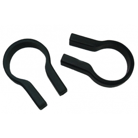 Raccord pour adaptateur Klickfix noir, 31,8mm Raccord pour adaptateur Klickfix noir, 31,8mm