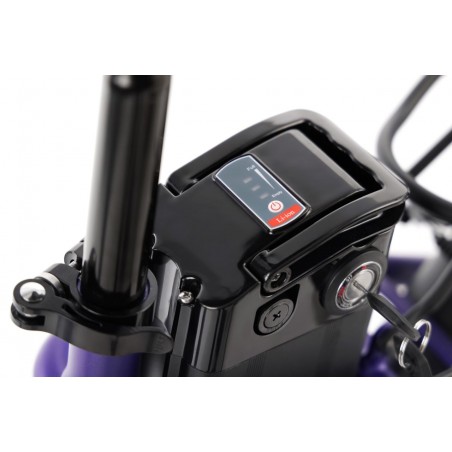 CycleDenis Fold V Violet - Vélo électrique à pliage rapide en 10 secondes disponible chez Ac-Emotion