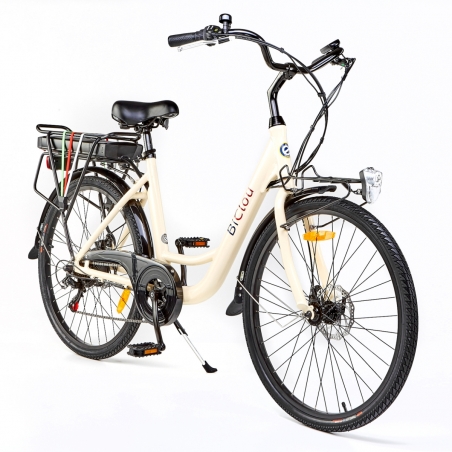 BiClou Porteur 26'' - Taille M - Vélo électrique de ville - Rouge