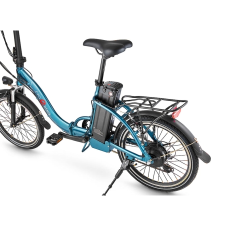 CycleDenis Fold V Turquoise - Vélo électrique à pliage rapide en 10 secondes disponible chez Ac-Emotion