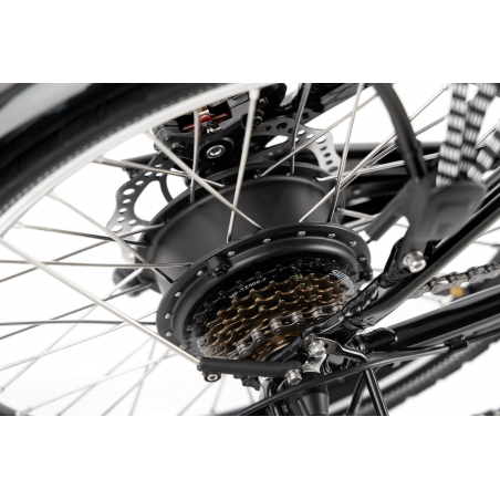CycleDenis Fold D - Noir satiné - Vélo électrique à pliage rapide en 10 secondes disponible chez Ac-Emotion