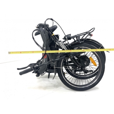 Cycle Denis Fold D - Noir satiné - Vélo électrique à pliage rapide en 10 secondes disponible chez Ac-Emotion