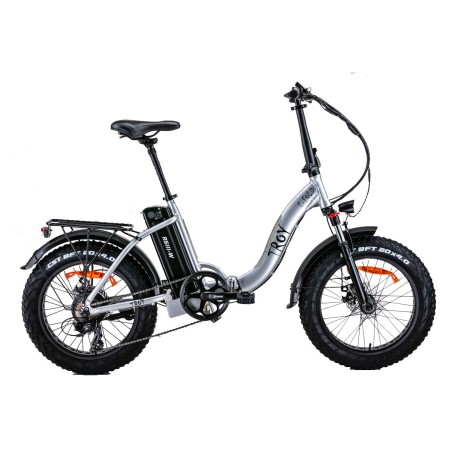vélo électrique FatBike, à pneus larges basse pression. Coloris & noir