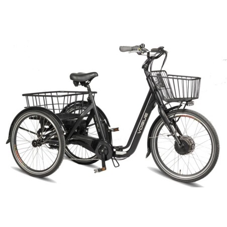 Vélos électriques Vogue  E-Bike Tri- Vélo. Coloris Noir