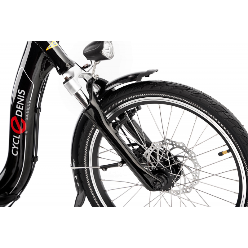 CycleDenis Fold D Noir - Vélo électrique à pliage rapide en 10 secondes disponible chez Ac-Emotion