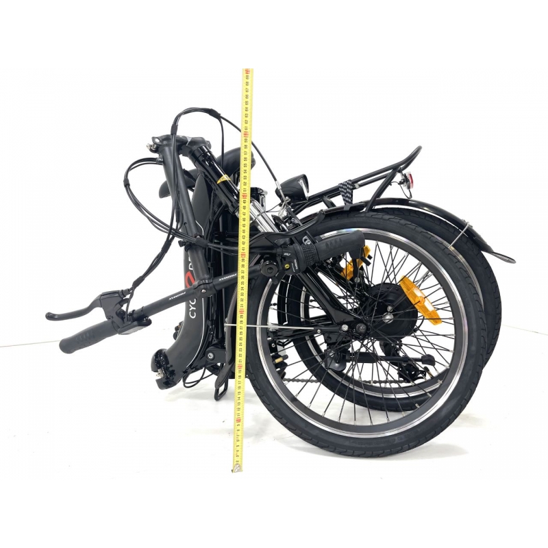 CycleDenis Fold D Noir - Vélo électrique à pliage rapide en 10 secondes disponible chez Ac-Emotion