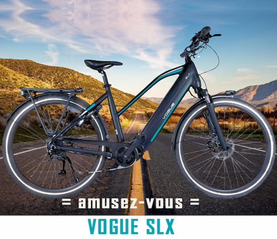 Vélo électrique Vogue SLX : un VTC comme vous l'attendiez.